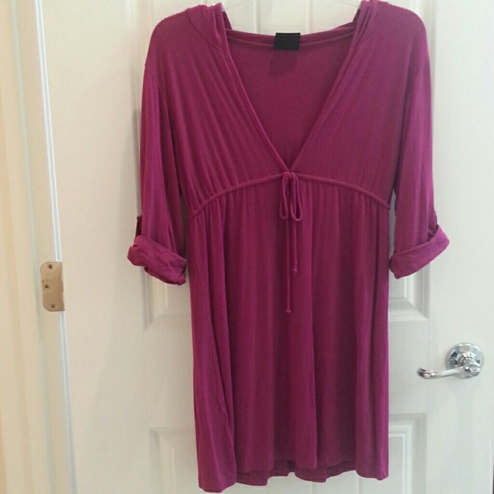 Rich colored cover-up/tunic